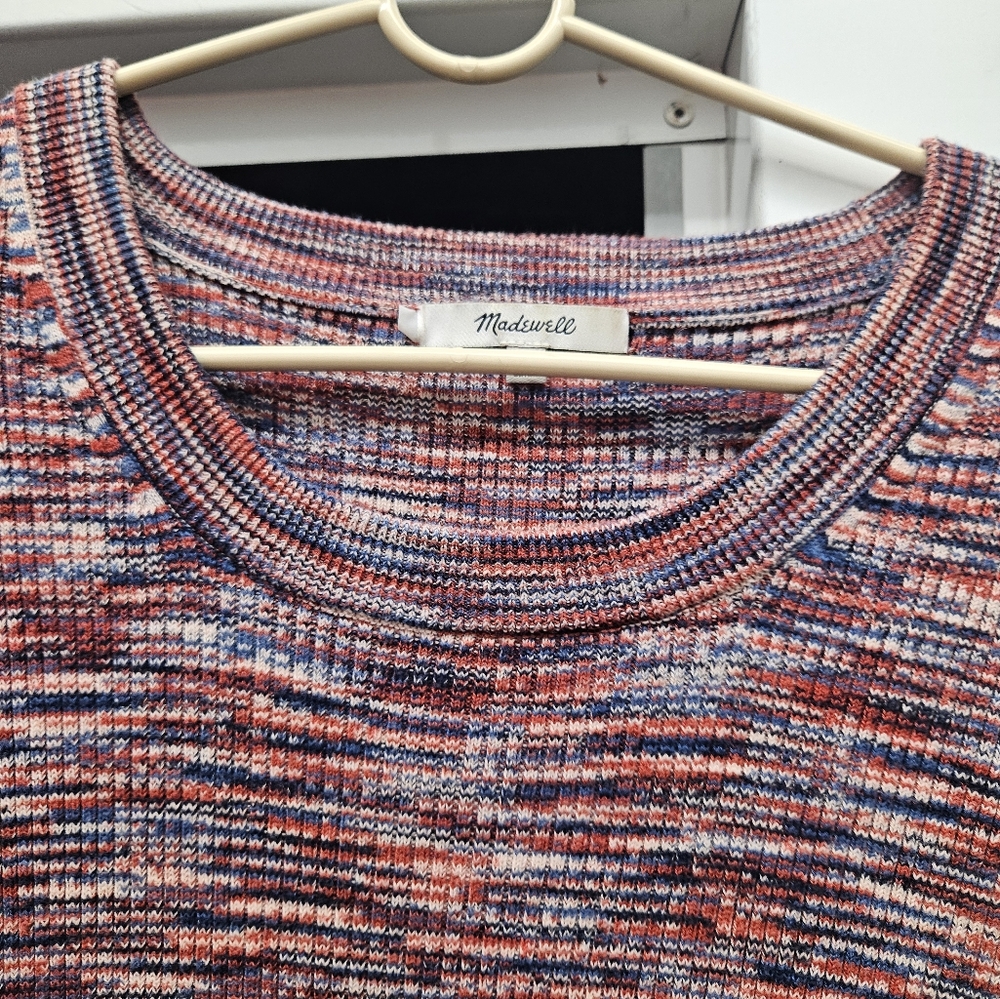 Madewell Space-Dyed Midi Sweater Dress Size XL - Picture 9 of 9